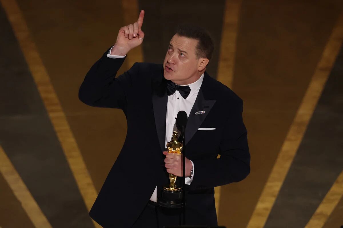 Brendan Fraser gana el Oscar
 REUTERS/Carlos Barria