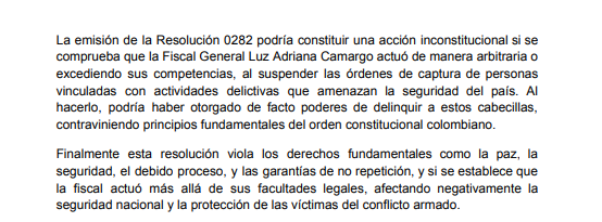 La demanda señala que la resolución podría permitir que líderes armados vinculados a delitos graves continúen operando sin ser perseguidos por la justicia - crédito cortesía Santiago Suárez