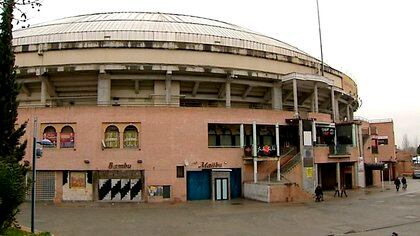 Vista de la plaza de toros La Cubierta de Leganés (Madrid). EFE-TV/Archivo
