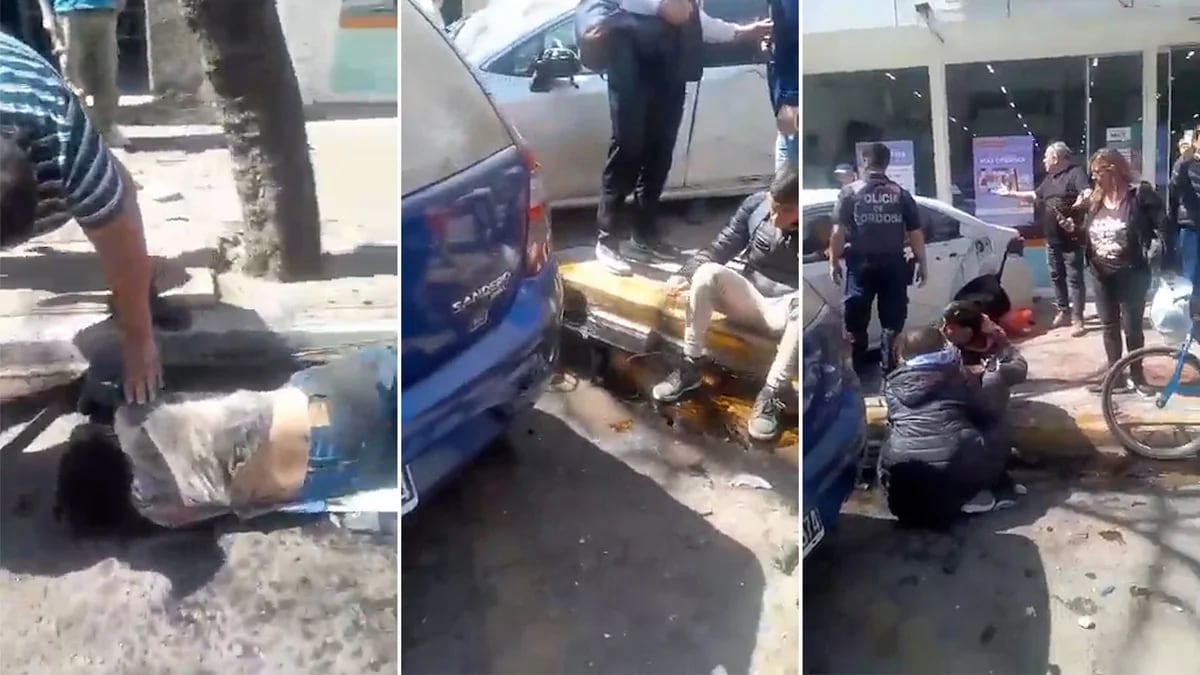 Video: dramáticas imágenes de las personas atropelladas por un auto fuera de control en el centro de Córdoba