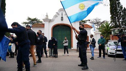 La protesta llegó a la Quinta de Olivos