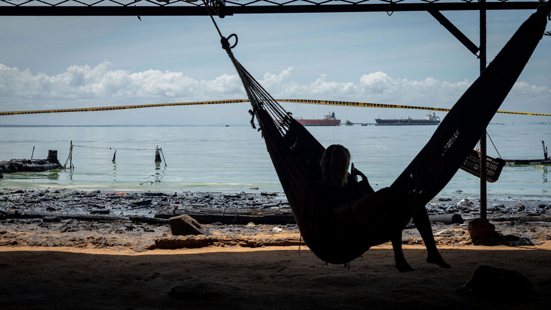 Las orillas del Lago de Maracaibo, el más grande de Venezuela, son espesas y verdes (EFE)