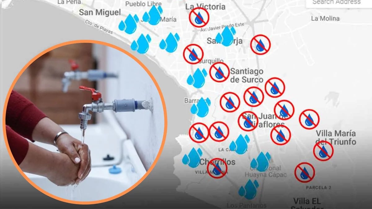 Nuevo corte de agua para el 30 y 31 de mayo en varios distritos de Lima: Sedapal publicó la lista de zonas afectadas