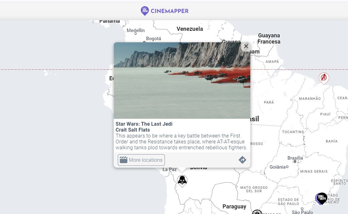 La franquicia grabó escenas de batallas en Bolivia. (Cine Mapper)