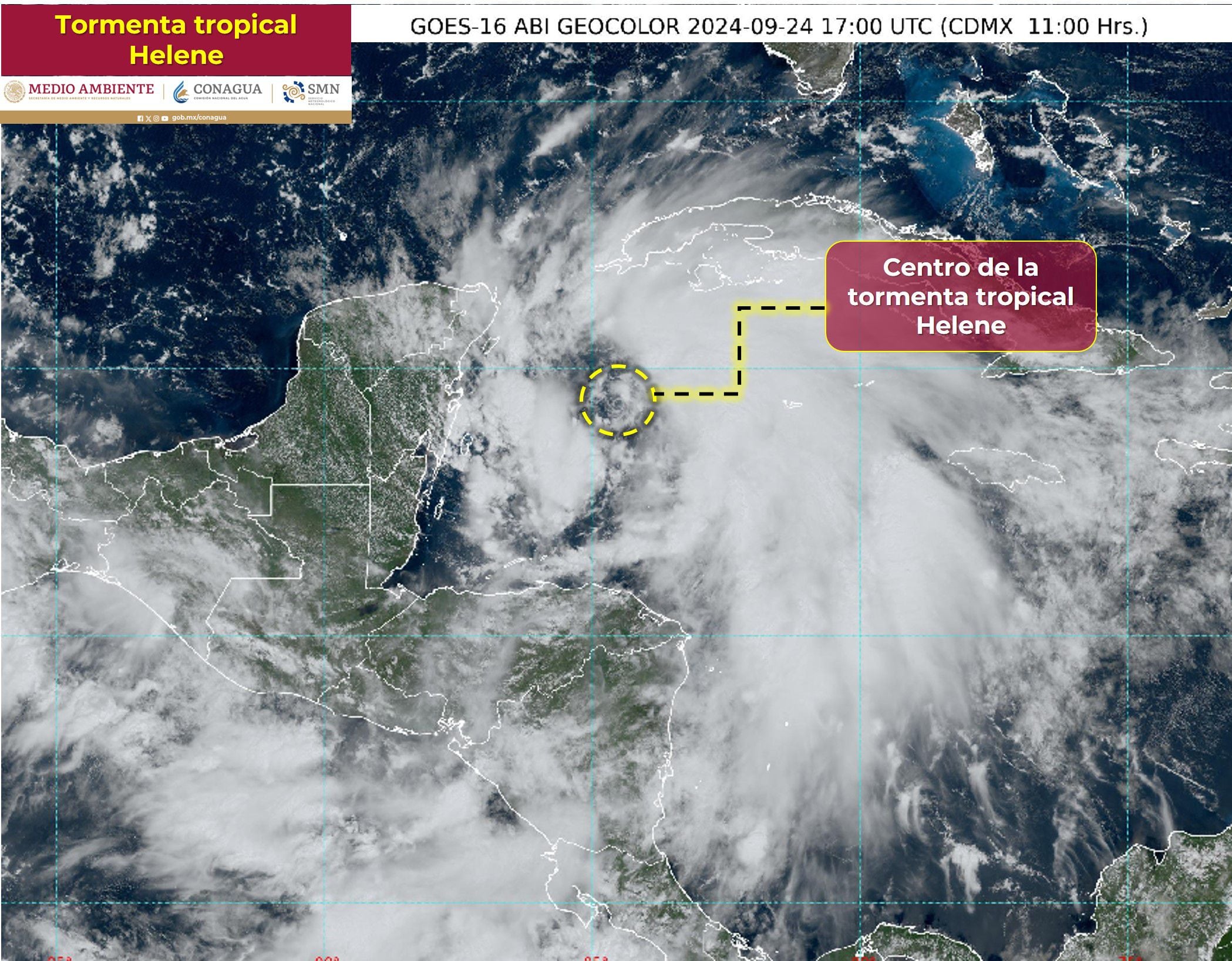 Crédito:X/@conagua_clima