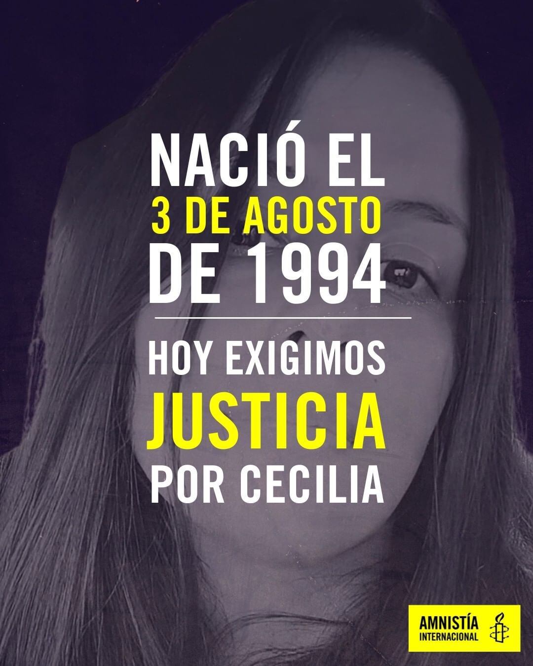 Este jueves 3 de agosto Cecilia hubiera cumplido 29 años