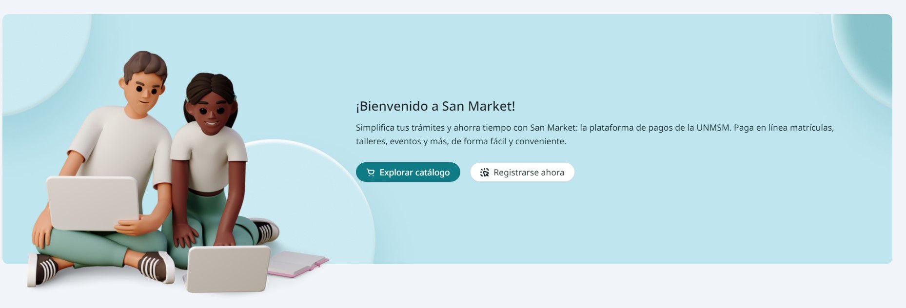 San Marcos lanza una nueva tienda virtual para agilizar pagos y trámites - Créditos: San Market.