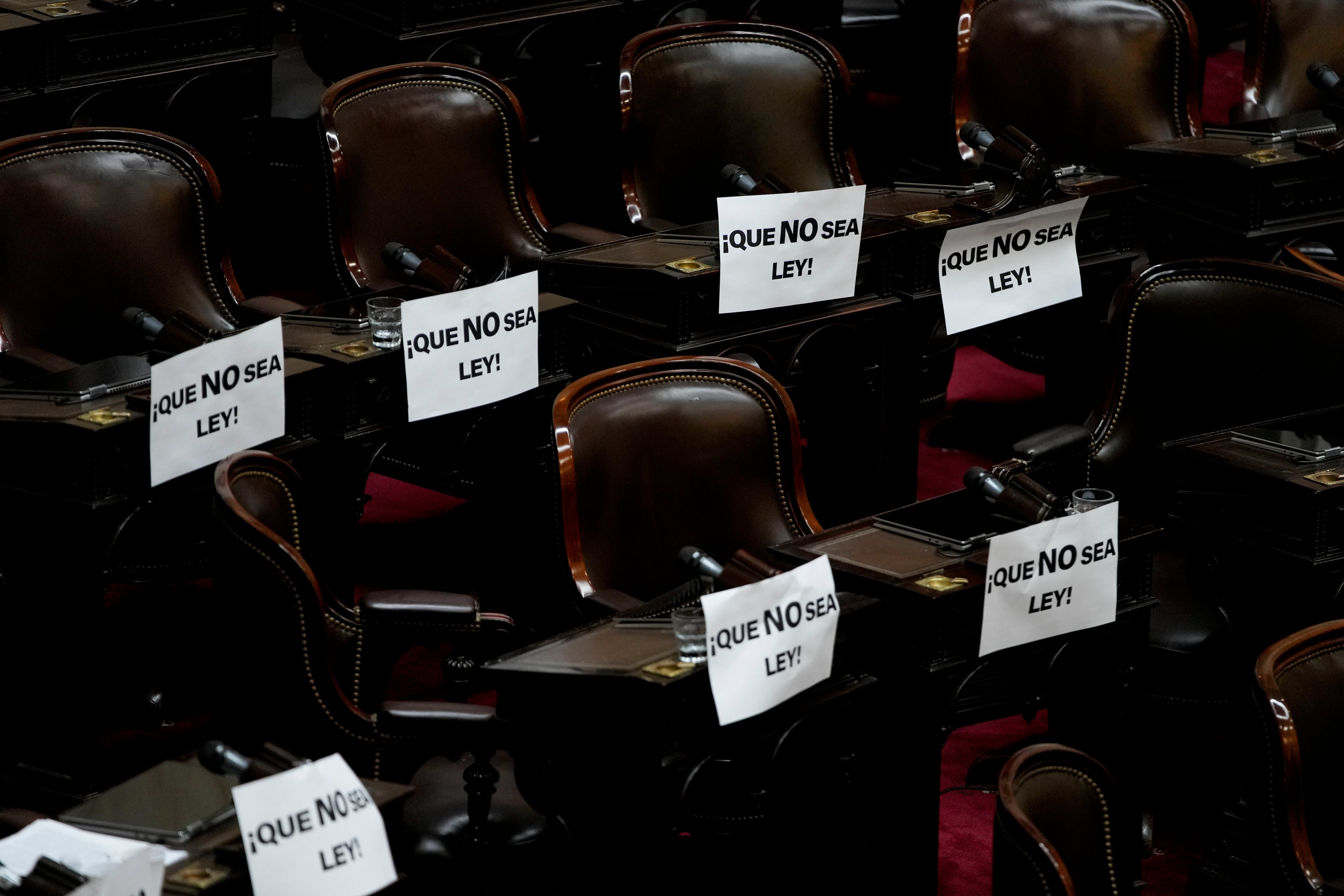 El Gobierno negó que la medida sea una represalia por la falta de apoyo a la Ley Ómnibus (AP Foto/Natacha Pisarenko)