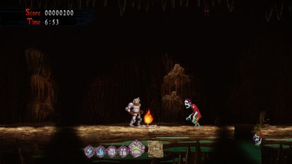The amount of resources available and the difficulty level make Ghost a Goblins: Resurrection accessible to a wider audience (Photo: Capture)