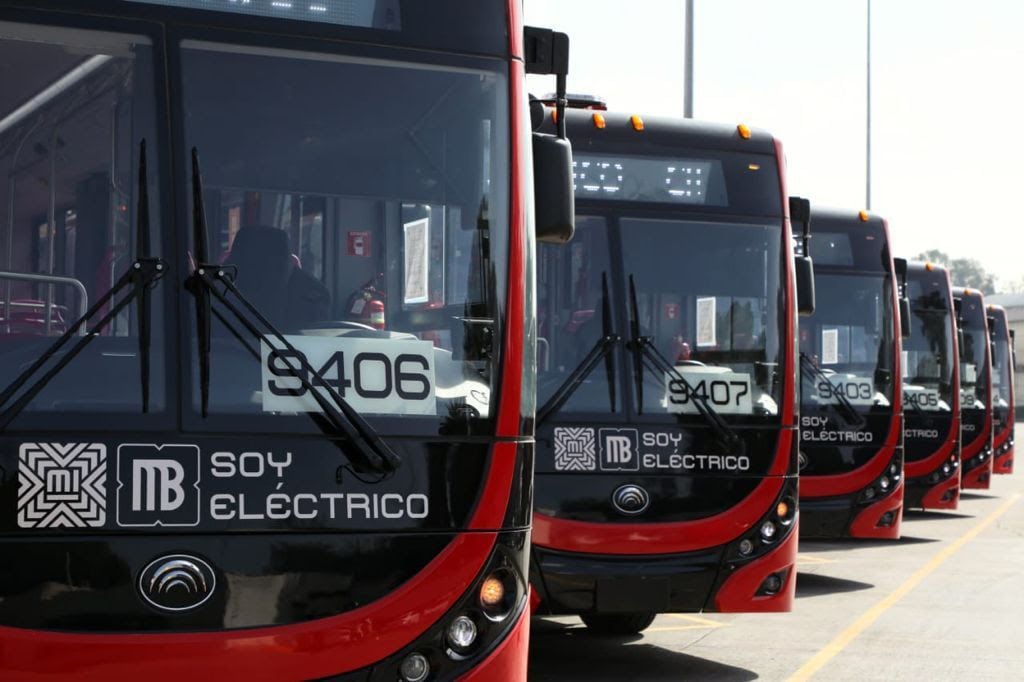 Unidades del Metrobús. (Gobierno de la CDMX)