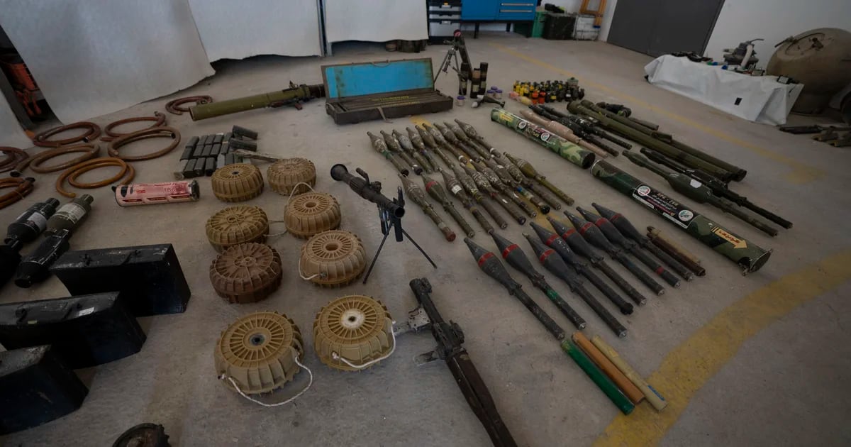 Israele ha trovato un arsenale di Hamas composto da migliaia di razzi, mine e granate prodotte da Iran, Corea del Nord ed Egitto