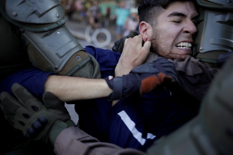 Represión en Chile (REUTERS/Andres Martinez Casares/File photo)