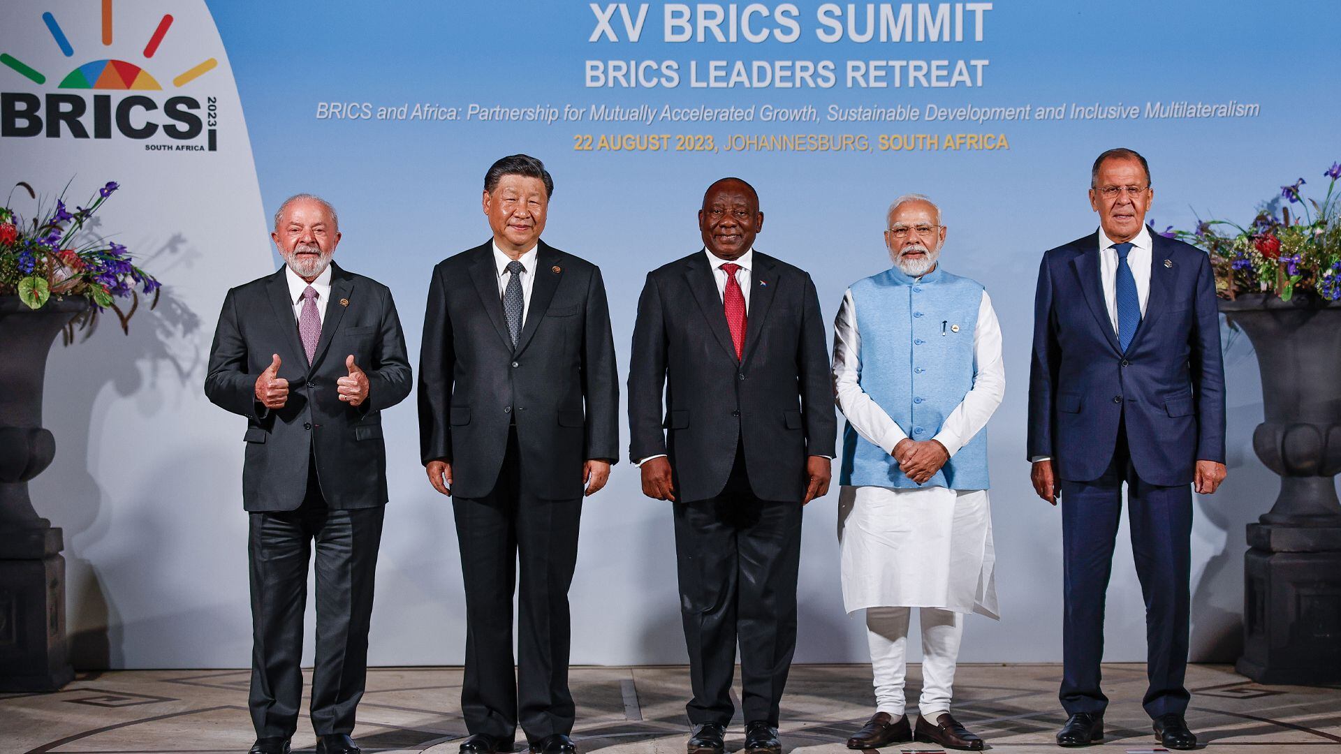 La foto de familia de la última cumbre de los BRICS (Presidencia Brasil)