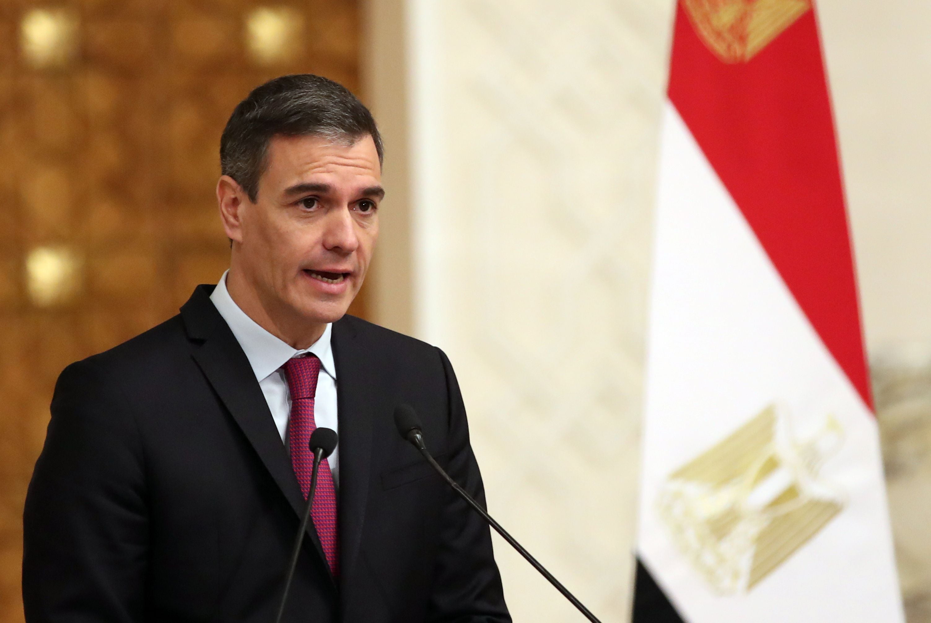 El presidente del Gobierno español, Pedro Sánchez. EFE/EPA/KHALED ELFIQI 