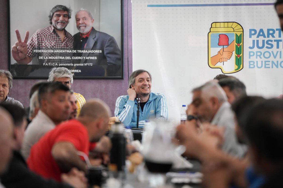 Maximo Kirchner PJ bonaerense mesa sindical en Fatica