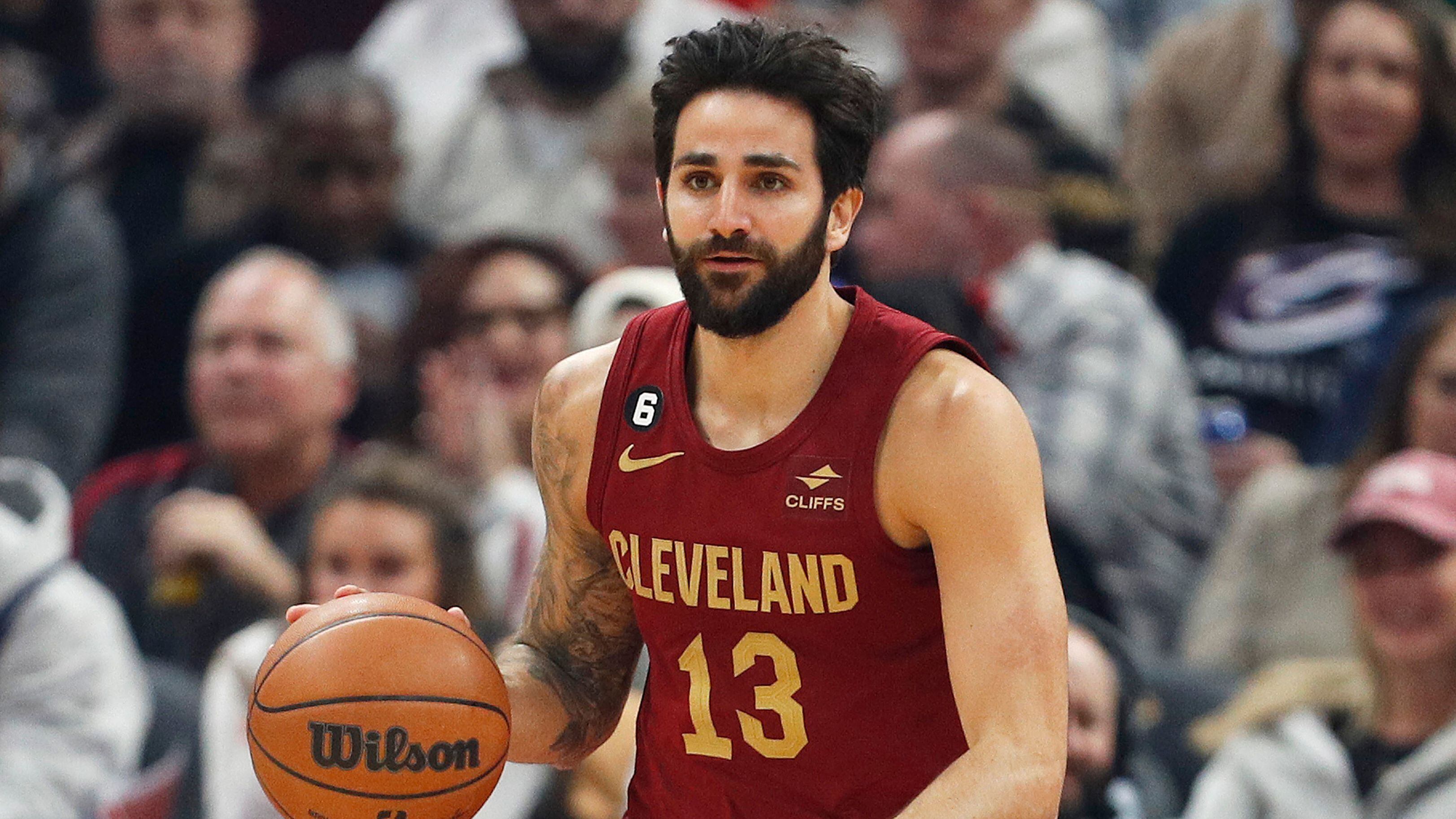 Ricky Rubio jugando para los Cleveland Cavaliers, en una fotografía de archivo (EFE).