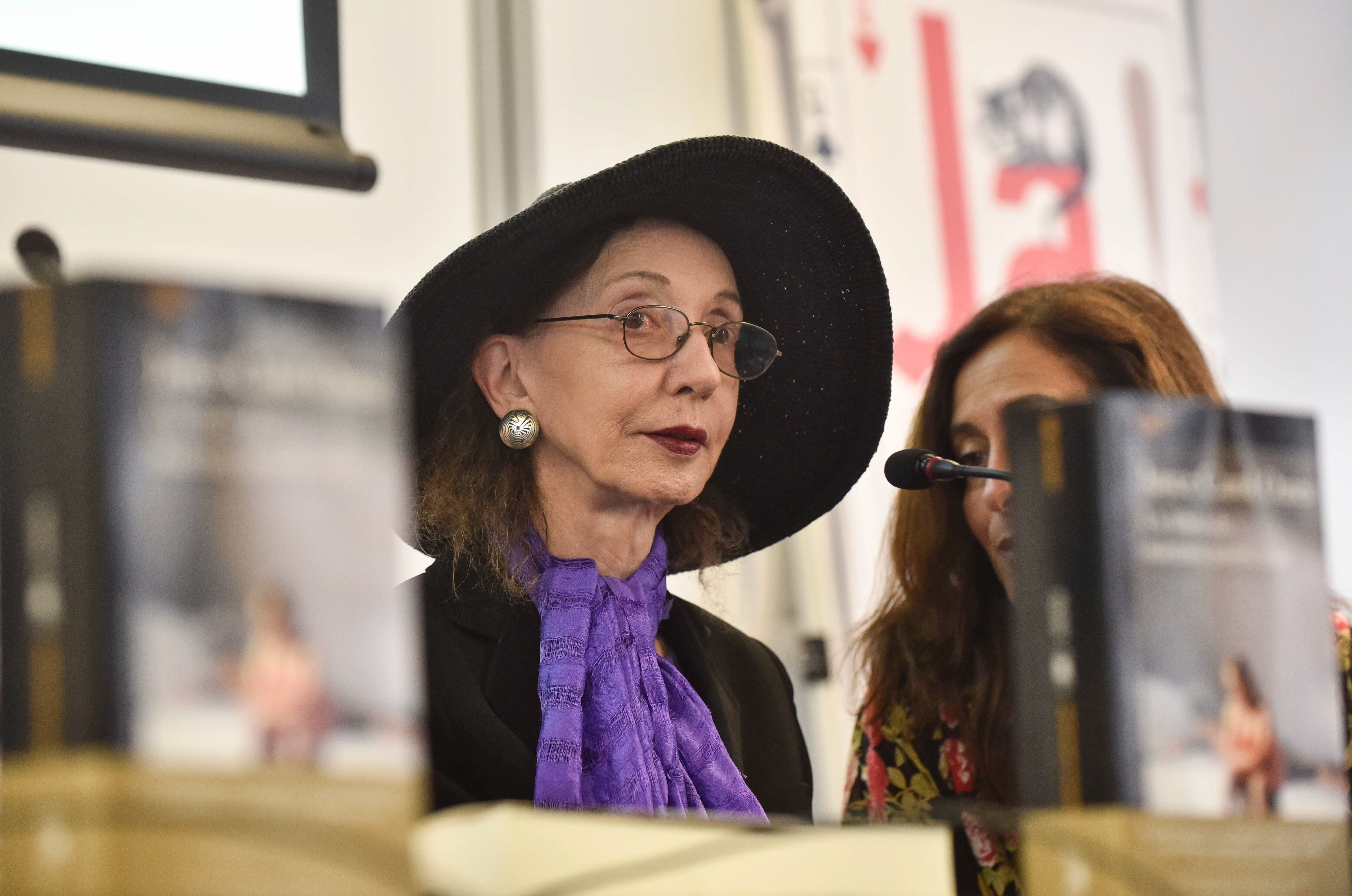 La escritora estadounidense Joyce Carol Oates. (EFE/Miguel Toña/Archivo) 