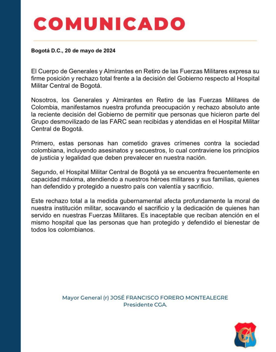 El ministro de Defensa enfatizó que esta decisión es clave para avanzar en la reconciliación nacional y la reintegración de excombatientes - crédito José Francisco Forero Montealegre