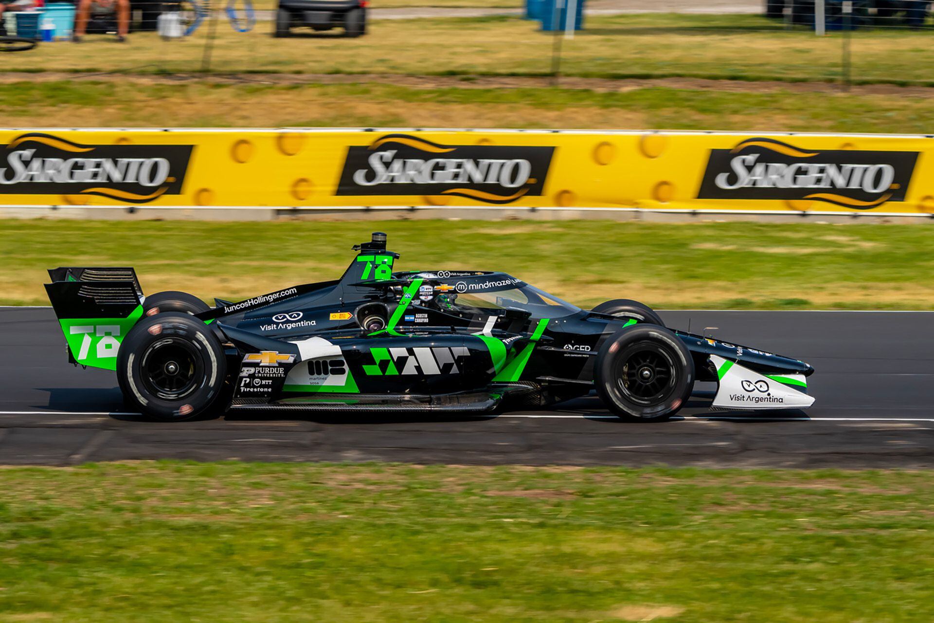 Agustín Canapino Llegó A Las 600 Carreras Y Cumplió Otra Buena Labor En La Indycar Infobae 4062