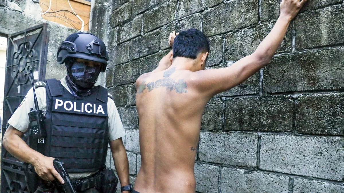 Violencia en Ecuador: al menos 54 personas fueron detenidas en un nuevo operativo contra el crimen organizado