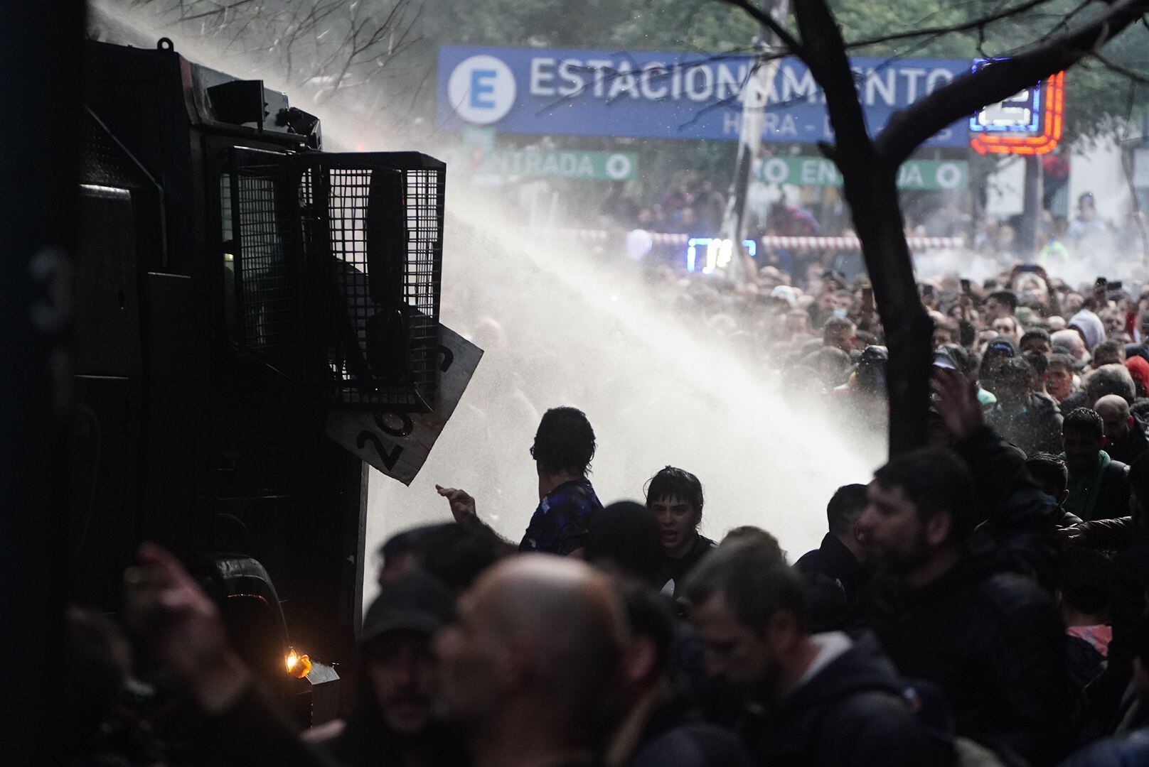 incidente marcha a favor de cristina kirchner