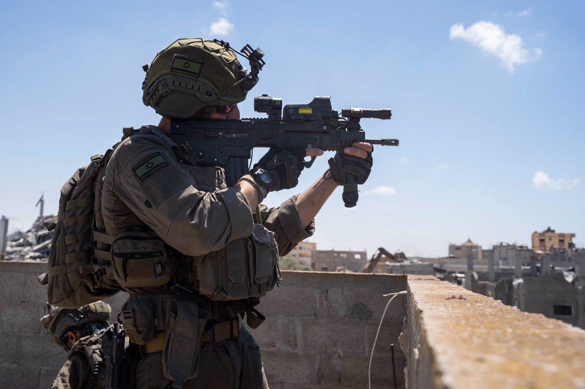 19/05/2024 Imagen de archivo de un militar israelí en la Franja de Gaza. POLITICA Europa Press/Contacto/IDF 