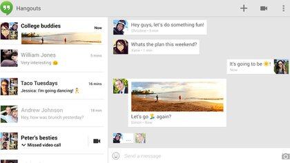 Las conversaciones de Hangouts se migrarán a Chat (Foto: Archivo)