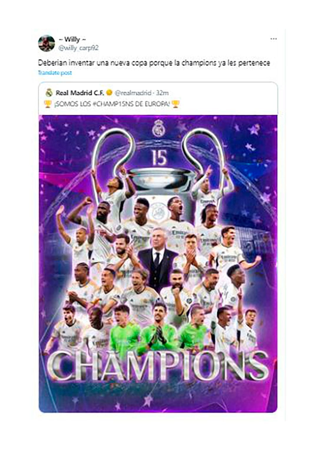 Los memes de la victoria de Real Madrid ante Borussia Dortmund en la final de la Champions League