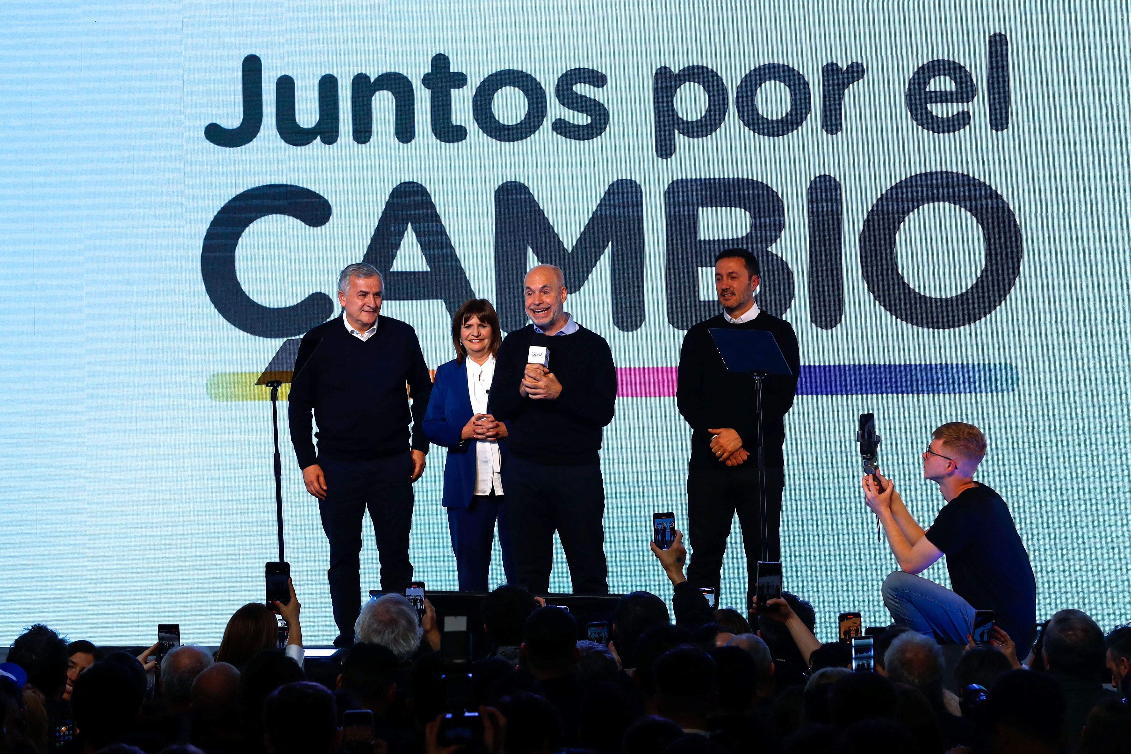 En su discurso, Horacio Rodríguez Larreta dijo que se pondrá a disposición de Patricia Bullrich, aunque advirtió que conversará en qué términos y con qué rol transitarán juntos la campaña rumbo a octubre (REUTERS/Agustin Marcarian)