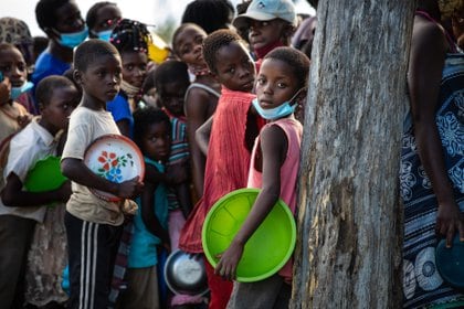 Los conflictos armados en el norte de Mozambique han desplazado a unas 670.000 personas.  UNICEF / Ricardo Franco