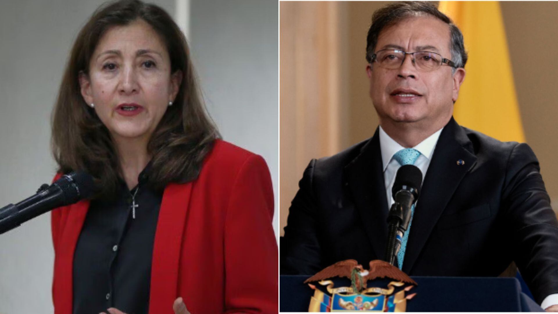 Ingrid Betancourt y Gustavo Petro