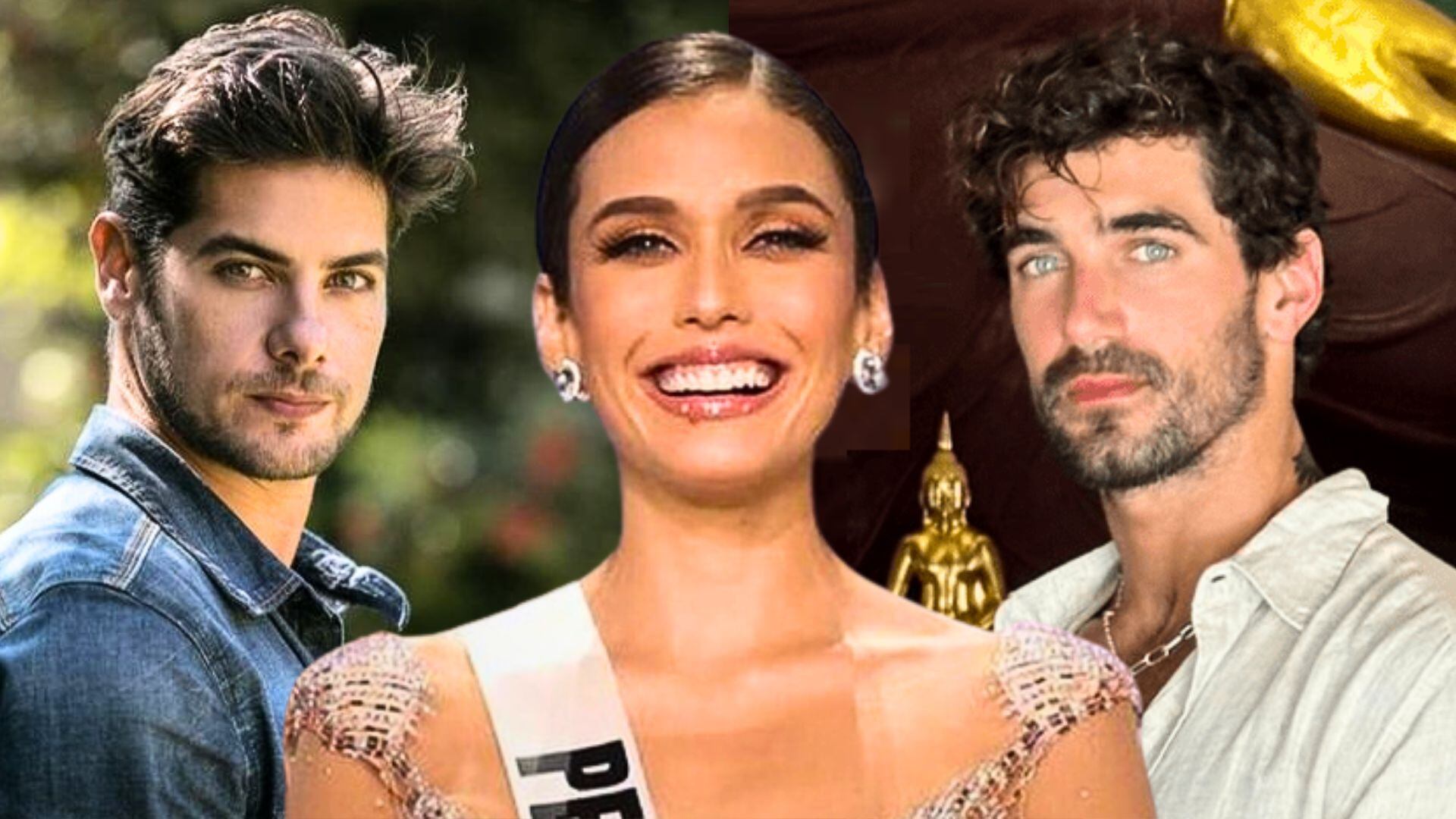 Janick Maceta quedó en tercer puesto en el certamen Miss Universo 2020. Composición Infobae Perú