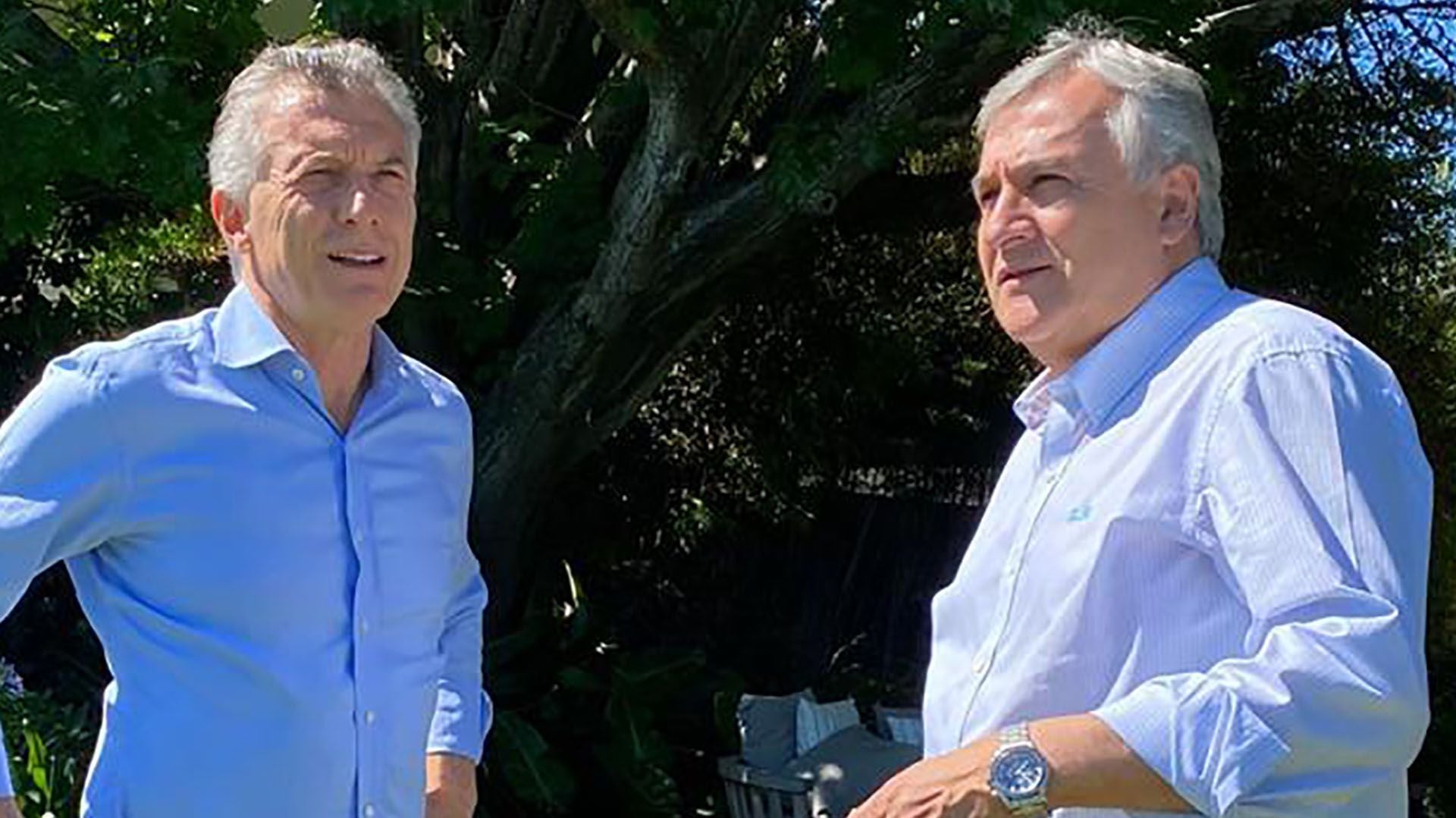 Mauricio Macri e Gerardo Morales