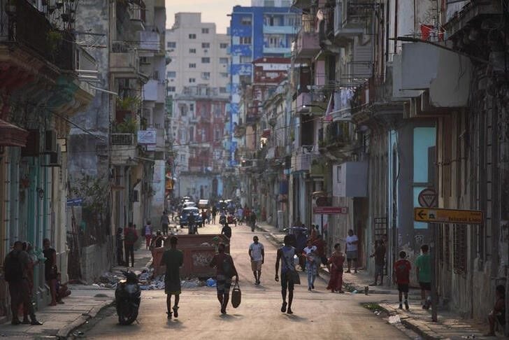 Uma rua em Havana