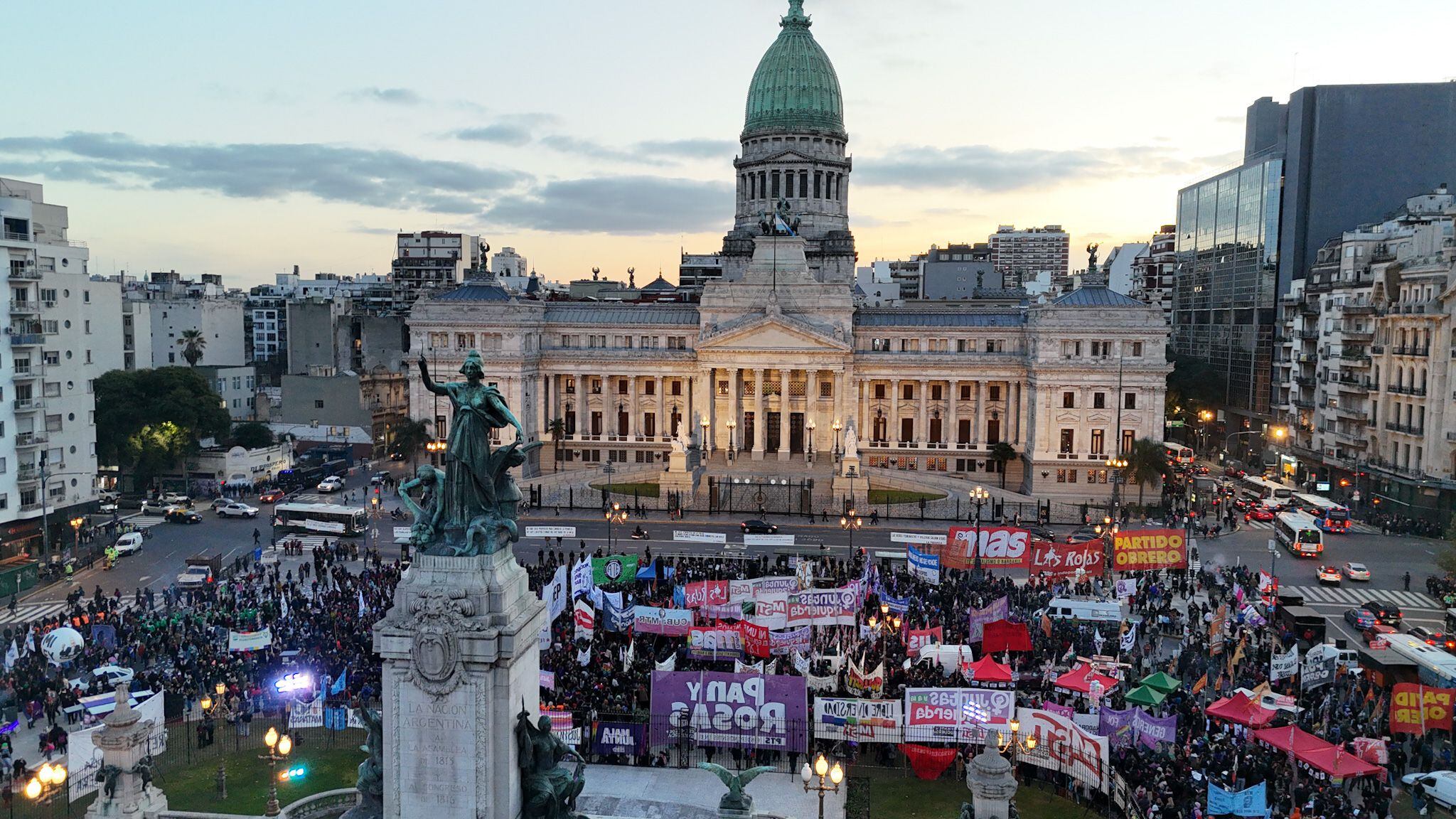 Marcha del Ni una menos - 3/6/2024 - Drone