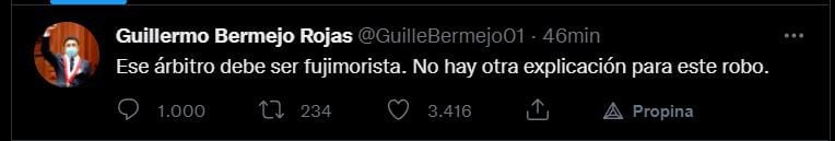 Fuente: Twitter.