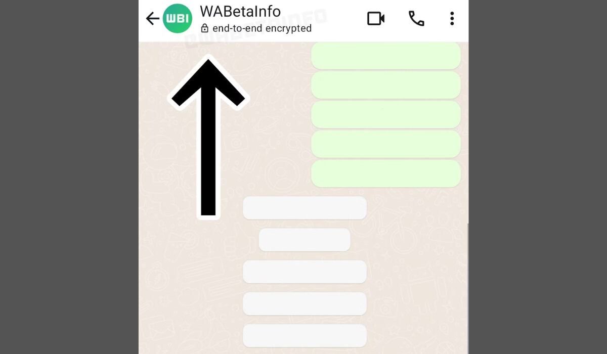 WhatsApp está trabajando en un nuevo título de chat para permitir a los usuarios identificar rápidamente conversaciones cifradas de un extremo a otro. (Wabetainfo)