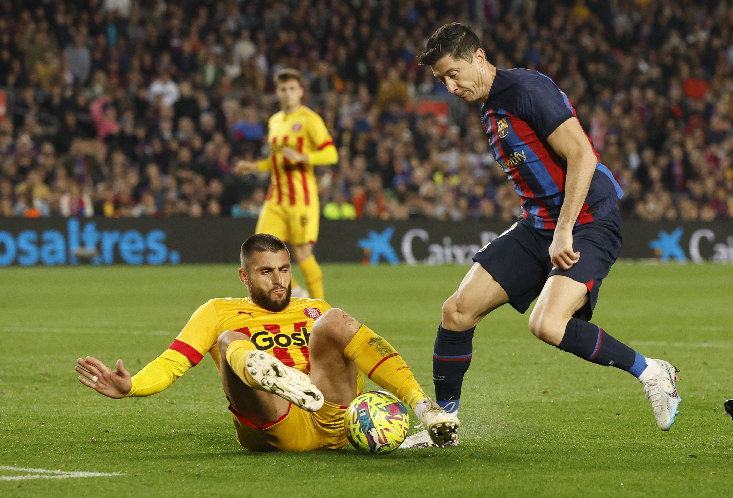 El Girona es líder de la liga española con el Real Madrid (Reuters)