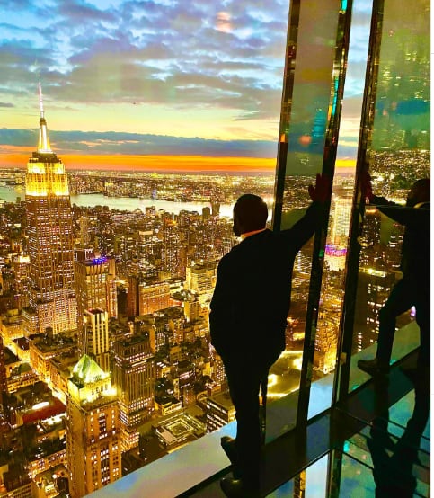 Floyd Mayweather observando la ciudad que tanto ama, Nueva York (@floydmayweather)