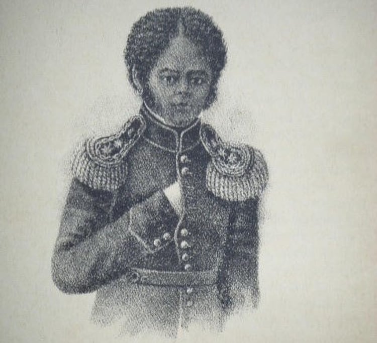 Lorenzo Barcala, el afroamericano, hijo de esclavos, que tuvo una destacada actuación militar en las luchas de la independencia y en guerra del Brasil.
