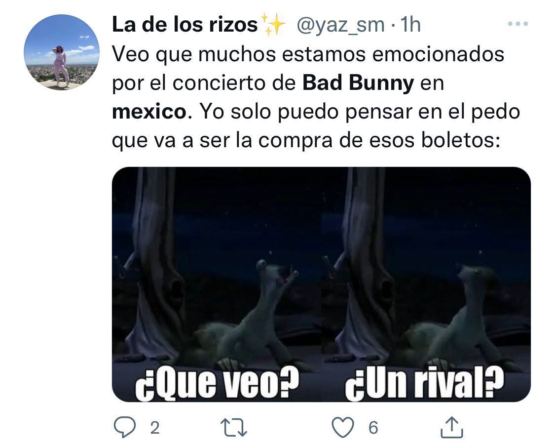 Los mejores memes que dejó Bad Bunny y la preventa de boletos para el  “World's Hottest Tour” - Infobae