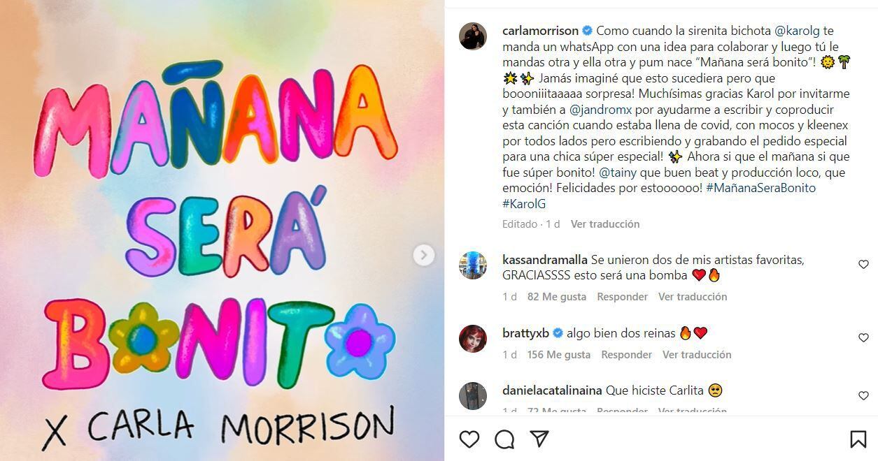 Enfermedad y un WhatsApp Carla Morrison confes la historia sobre