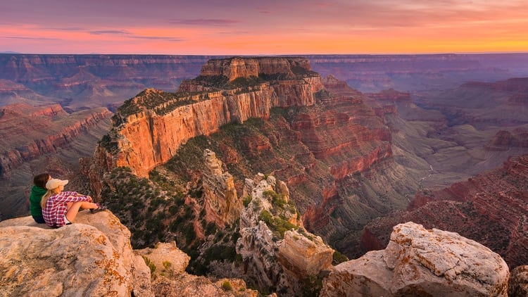 Los excursionistas experimentados adoran el sendero Nankoweap, una dramática ruta del borde norte al río. Pero todas las vistas son inolvidables, desde ambos bordes hasta el río Colorado (Shutterstock)