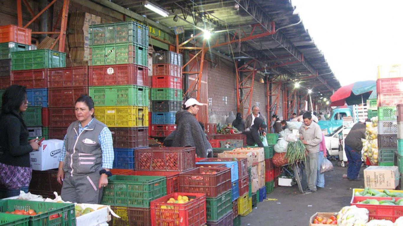 Central de abastos de Bogotá. FOTO: API