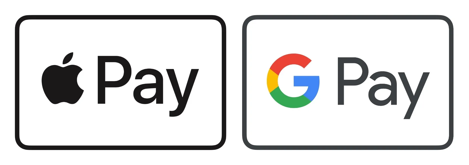 Logos de Apple Pay y Google Pay. (foto; TechPlugged.com)