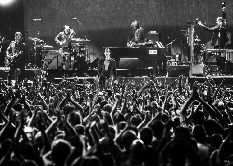 LEANDRO ALVAREZ. CABA. 10 de Octubre 2018. Nick Cave & The Bad Seeds volvieron a tocar en Buenos Aires luego de dos décadas y dieron un recital arrollador en el Estadio Malvinas Argentinas