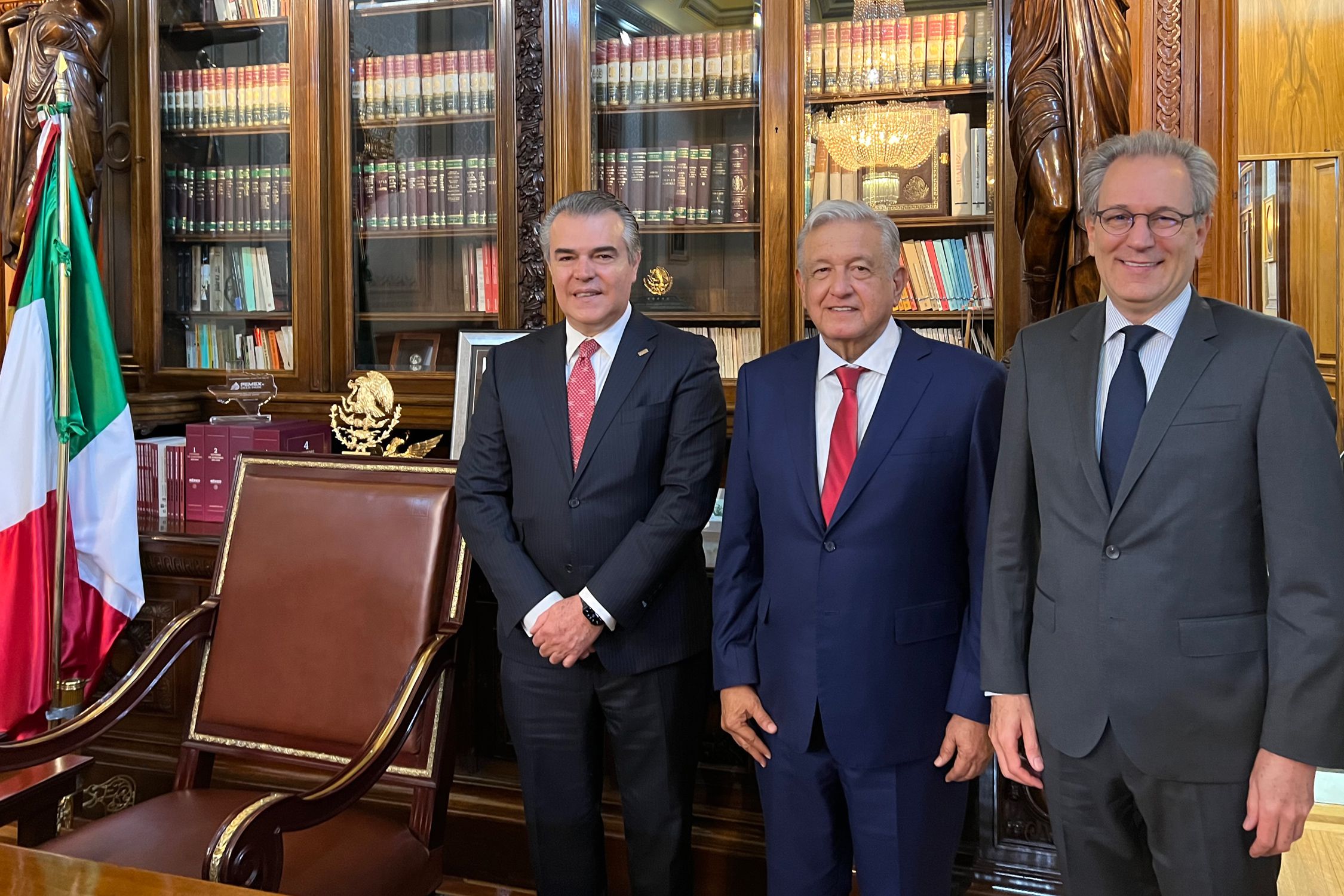 AMLO con empresarios