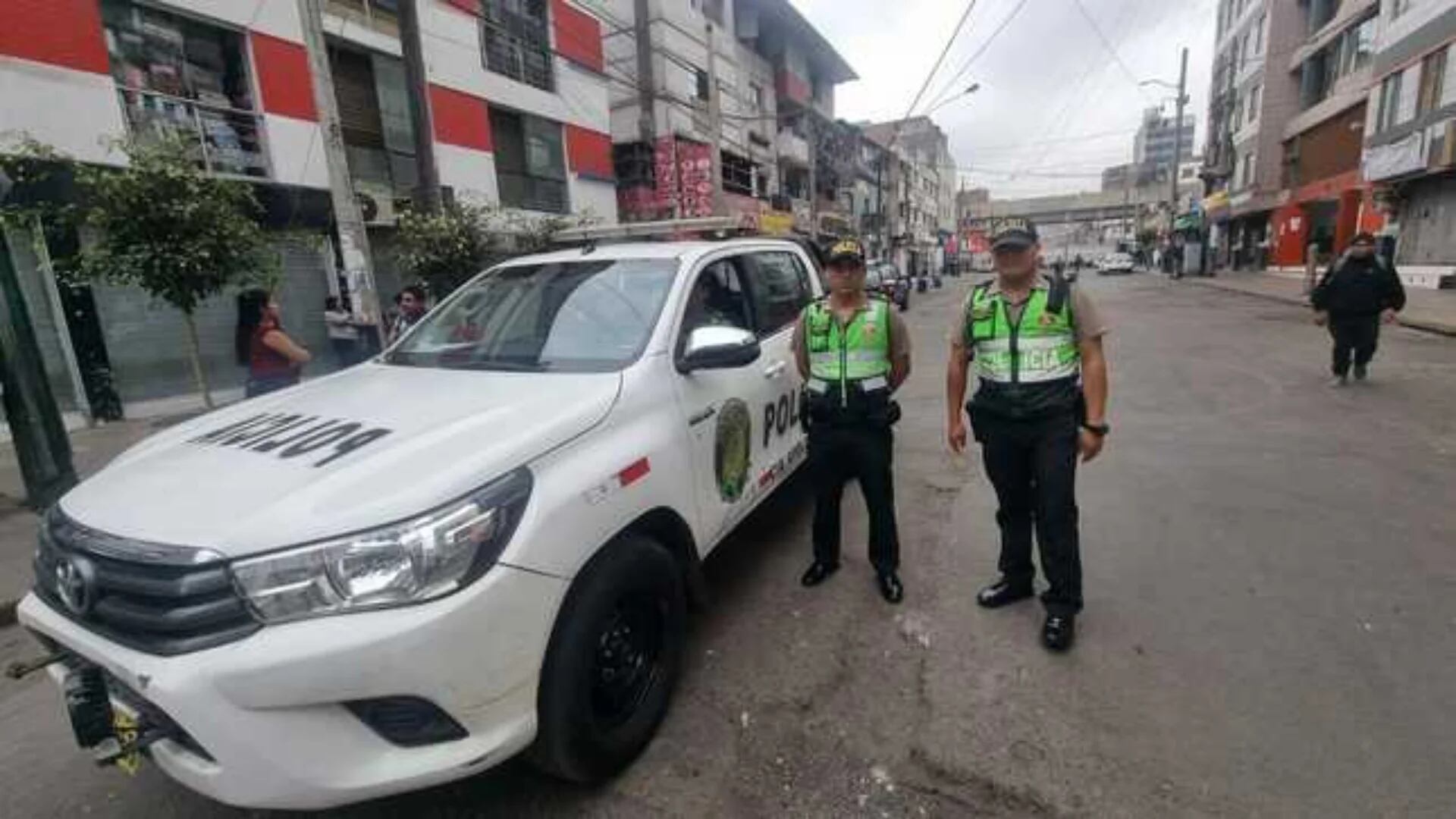 Policías intensifican operativo ante el asalto en Gamarra.
Foto: Gob.pe