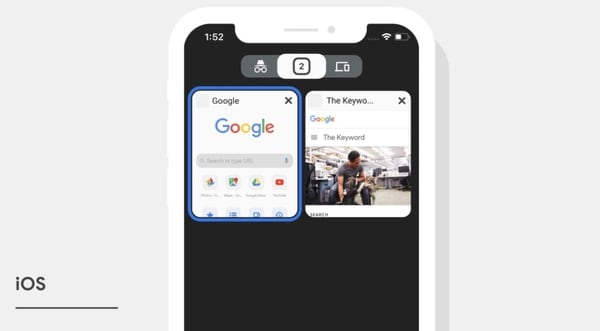 Chrome suma un nuevo diseño para iOS que permite ver las pestañas con mayor facilidad