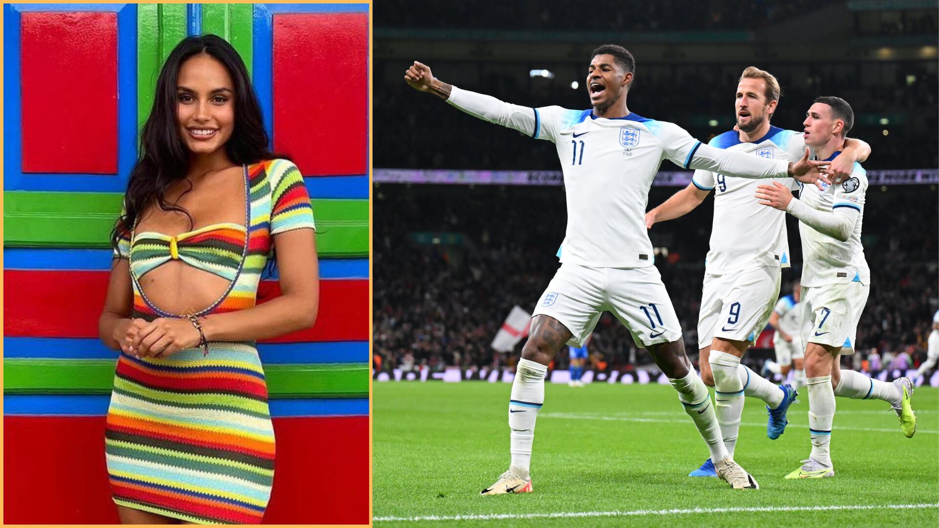 Ella es Erica Correa, la bella colombiana que es novia de Marcus Rashford,  estrella de la selección de Inglaterra - Infobae